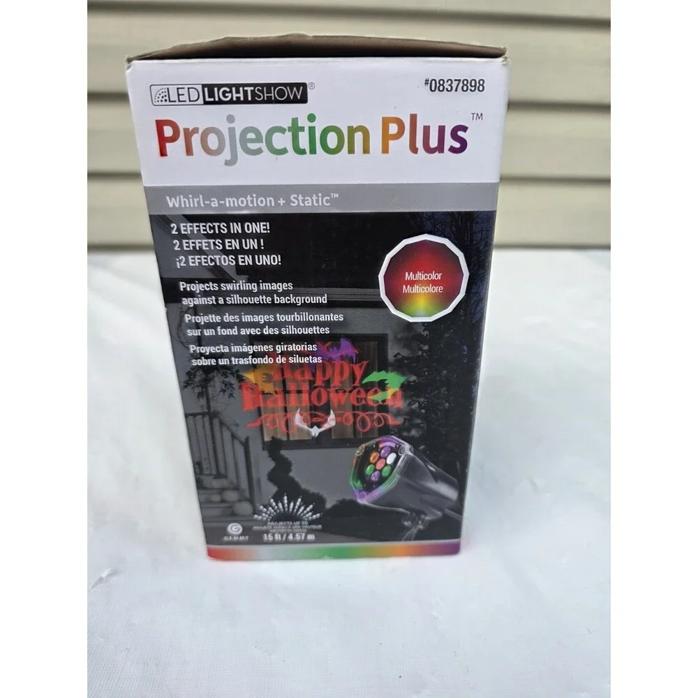 Halloween SpotLight Kaleidoscope LED Projection Swirling Lighting Effect —-995
